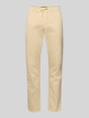 Blend Slim Fit Stoffhose mit Eingrifftaschen Modell 'Thunder' Sand