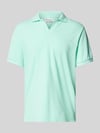 MC2 Saint Barth Regular Fit Poloshirt mit V-Ausschnitt Modell 'CHARLES' Mint