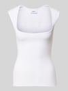 JJXX Top mit Karree-Ausschnitt Modell 'ISABELLA GIGI' Weiss
