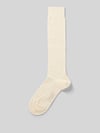FALKE Sokken met labelstitching Offwhite