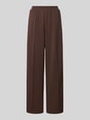Jake*s Casual Jog Pants mit französischen Eingrifftaschen Dunkelbraun