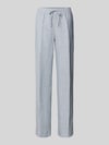 Brax Regular Fit Weite Hose aus reinem Leinen Modell 'FARINA' Hellgrau