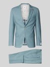 Atelier Torino Slim Fit Anzug mit 2-Knopf-Sakko Tuerkis