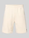 Lacoste Regular Fit Sweatshorts aus Baumwoll-Mix Offwhite