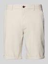 JACK & JONES Szorty o kroju regular fit z fakturowanym wzorem model ‘FURY’ Jasnoszary
