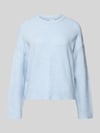 ONLY Relaxed fit Gebreide pullover met O-neck Model 'SIMONI' Lichtblauw