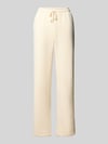 Gina Tricot Wide Fit Sweatpants aus Baumwoll-Mix Modell 'Iconic' Hellgelb