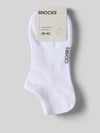 SNOCKS Socken mit Logo-Stitching im 2er-Pack Weiss