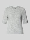ONLY Regular Fit Strickpullover mit Woll-Anteil Modell 'STARLA' Hellgrau Melange