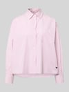 Weekend Max Mara Oversized Hemdbluse aus reiner Baumwolle Modell 'AUREO' Rosa