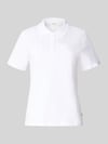 s.Oliver RED LABEL Regular Fit Poloshirt aus Baumwoll-Mix Weiss