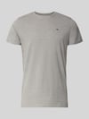 Tommy Jeans T-Shirt in Melange-Optik Mittelgrau Melange