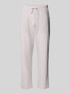 JACK & JONES Hose aus Baumwoll-Leinen-Mix Modell 'KANE' Beige Melange