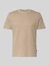 JOOP! COLLECTION T-Shirt mit Strukturmuster Modell 'Raulos' Beige