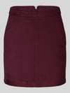 VERO MODA Ausgestellter Mini-Rock aus reiner Baumwolle Modell 'DONNADINA' Dunkelrot