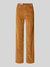 GANT Flared fit corduroy broek in 5-pocketmodel, model 'Cordur' Camel
