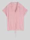Tom Tailor Relaxed Fit Bluse aus Viskose Pink