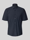 BOSS regular fit vrijetijdsoverhemd met kentkraag model 'LIAM' Donkerblauw