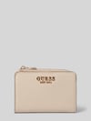 GUESS Portemonnee met labelapplicatie model 'MELODY' Steengrijs