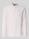 ONLY & SONS Regular Fit Freizeithemd aus Leinen-Baumwoll-Mix Modell 'CAIDEN' Beige