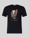 Polo Ralph Lauren T-Shirt mit Label-Print und Rundhalsausschnitt Black