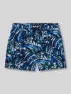 Tommy Hilfiger Regular Fit Badeshorts mit Allover-Muster Marine
