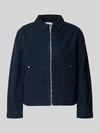 REVIEW Regular Fit Übergangsjacke in Denim-Optik Marine