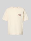 JACK & JONES t-shirt met statementprint model 'NORREBRO' Offwhite
