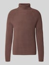 DRYKORN Regular Fit Strickpullover mit elastischen Abschlüssen Bordeaux