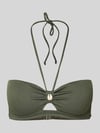 Banana Moon Bikini-Oberteil mit Ziermuschelbesatz Modell 'Kenteo' Khaki