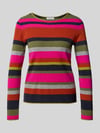 Christian Berg Woman Regular Fit Longsleeve aus reinem Kaschmir Pink