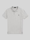 Polo Ralph Lauren Regular Fit Poloshirt aus Baumwoll-Mix Hellgrau Melange