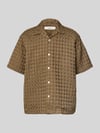 Selected Relaxed Fit Freizeithemd aus reiner Baumwolle Modell 'MONTY' Schoko