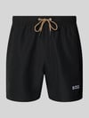 BOSS Badeshorts mit Label-Applikation Modell 'DOGFISH' Black