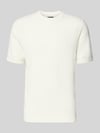 MCNEAL T-shirt o kroju regular fit z czystej bawełny Écru