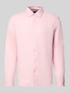 MCNEAL Leinenhemd mit Kentkragen Rose
