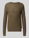 JOOP! COLLECTION Strickpullover aus Woll-Mix Modell 'Bennino' Oliv