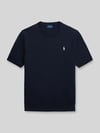 Polo Ralph Lauren Slim Fit T-shirt van puur katoen Marineblauw