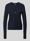 BOSS Relaxed Fit Strickjacke aus reiner Schuerwolle Modell 'FONAMI' Marine