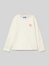 JACK & JONES Sweatshirt mit Rundhalsausschnitt Modell 'JORRETIRO' Ecru