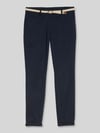 Tom Tailor Slim Fit Chino aus Baumwoll-Mix Dunkelblau