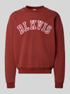 BLKVIS Sweatshirt mit Logo und Rundhalsausschnitt Bordeaux