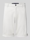 Tom Tailor Denim Regular fit bermuda's van katoenmix Lichtgrijs