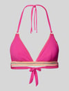 Banana Moon Top bikini z wiązaniem model ‘WAKO’ Fuksjowy