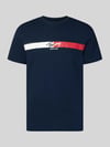 Tommy Jeans regular fit T-shirt van puur katoen Marineblauw
