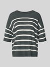 ARMEDANGELS Relaxed Fit Pullover aus Leinen-Mix Modell 'STRIPE' Khaki