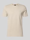BOSS Orange T-shirt o kroju regular fit z czystej bawełny model „TALES” Beżowy