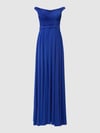 TROYDEN COLLECTION Avondjurk in off shoulder-look Koningsblauw