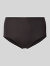 Mey slim fit slip met logoprint Zwart