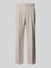 Jake*s Studio Men Straight Fit Hose mit Viskose-Anteil Beige
